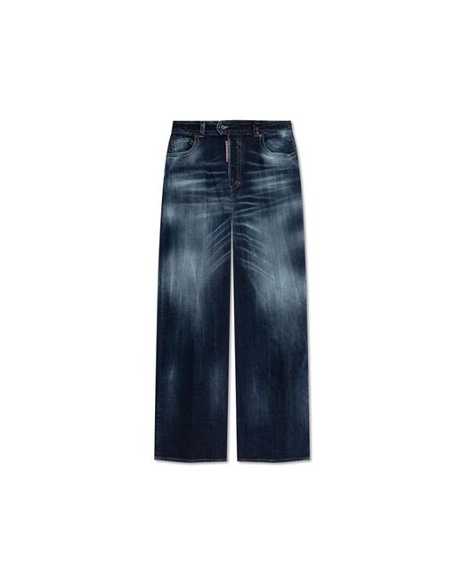 DSquared² Blue Wide Jeans
