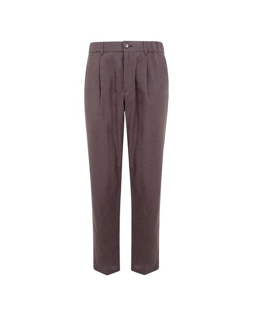 Herno Broeken ,Bruin ,Chinos in het Purple voor heren