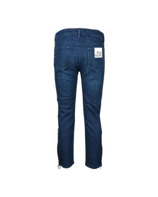 Love Moschino Blue Slim-Fit Jeans