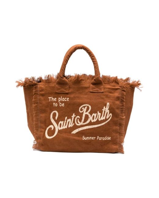 Mc2 Saint Barth Brown Shopping Bags