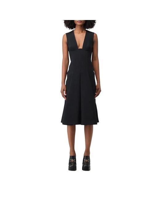Versace Midi Dresses in het Black