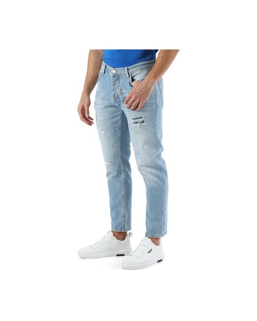 Antony Morato Slim knöchellange denim jeans in Blue für Herren