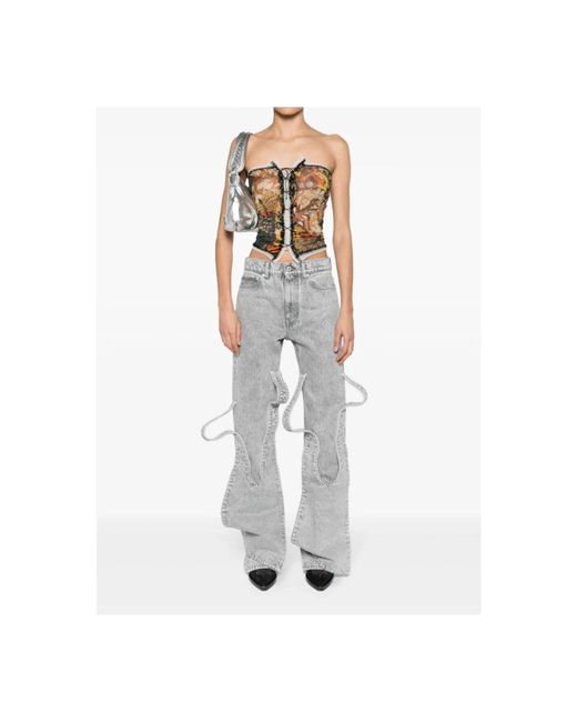 Jeans > wide jeans Y. Project en coloris Gray