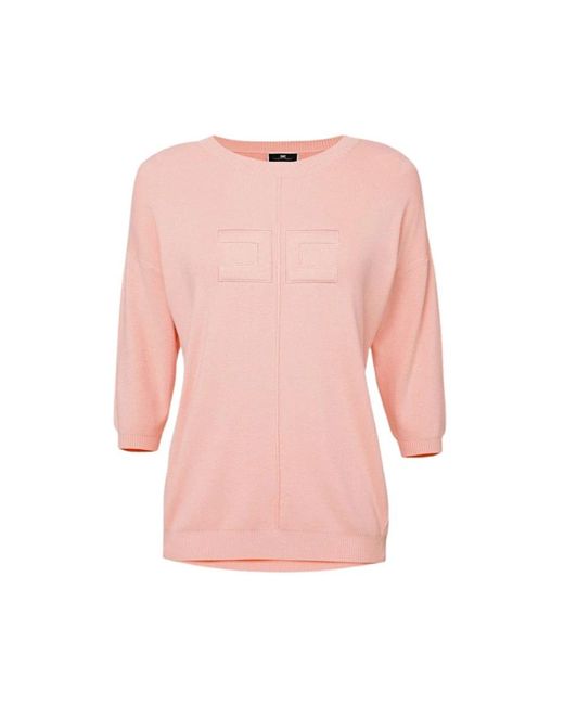Elisabetta Franchi Pink Sweatshirts