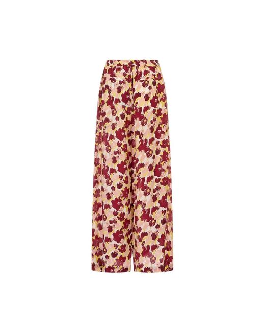 Marni Red Wide Trousers