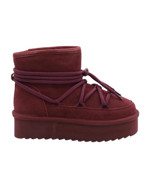 Colors Of California Red Winter Boots