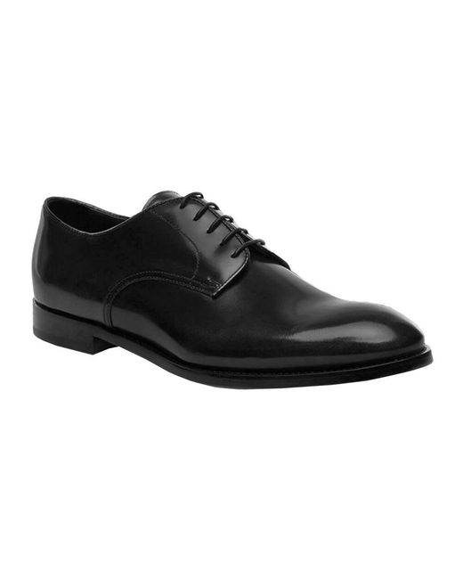 Doucal's Schwarze schnürschuhe eleganter stil in Black für Herren