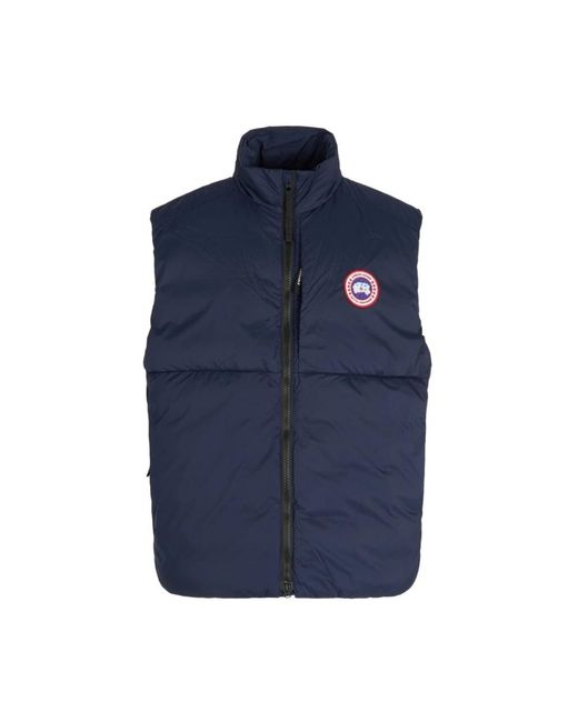 Canada Goose Blue Waistcoats for men