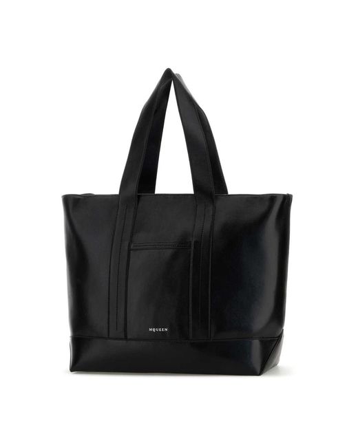 Tote Bags Alexander McQueen de hombre de color Black