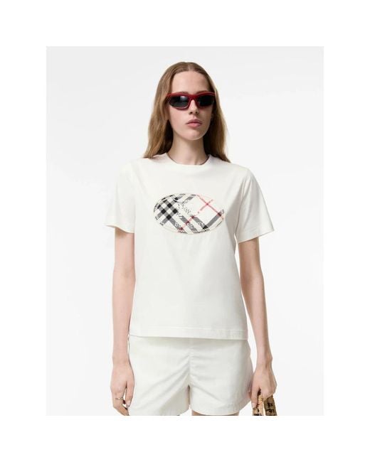 Burberry White T-Shirts