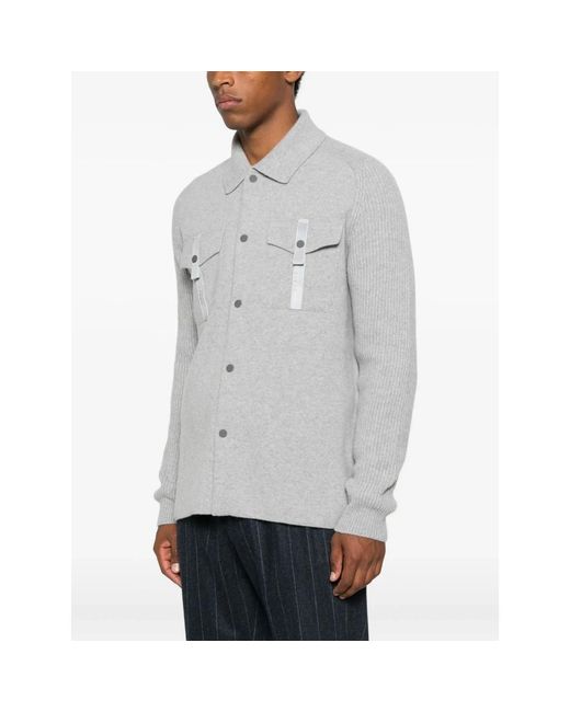 Sease Gray Casual Shirts for men