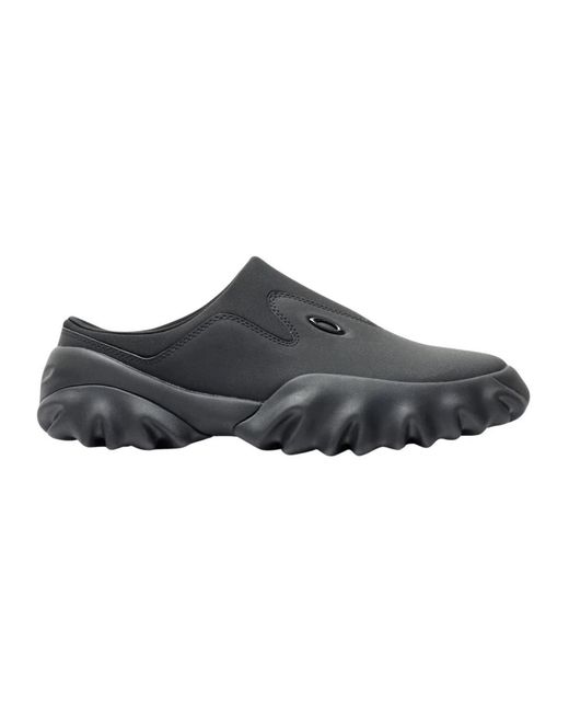 Oakley Schoenen ,Zwart ,Leer Suede Panel Chop Saw Muiltjes in het Black voor heren