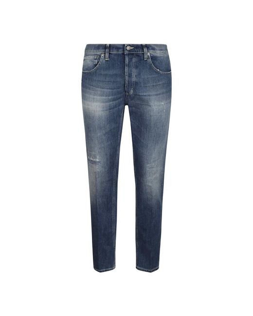 Dondup Blue Slim Fit Jeans for men