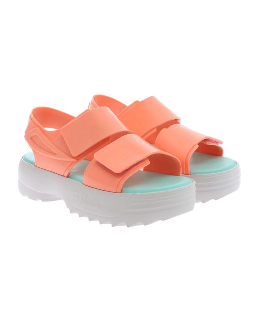 Melissa Pink Flat Sandals