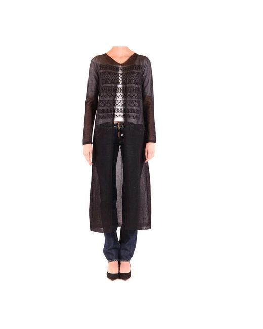 D.exterior Black Cardigans