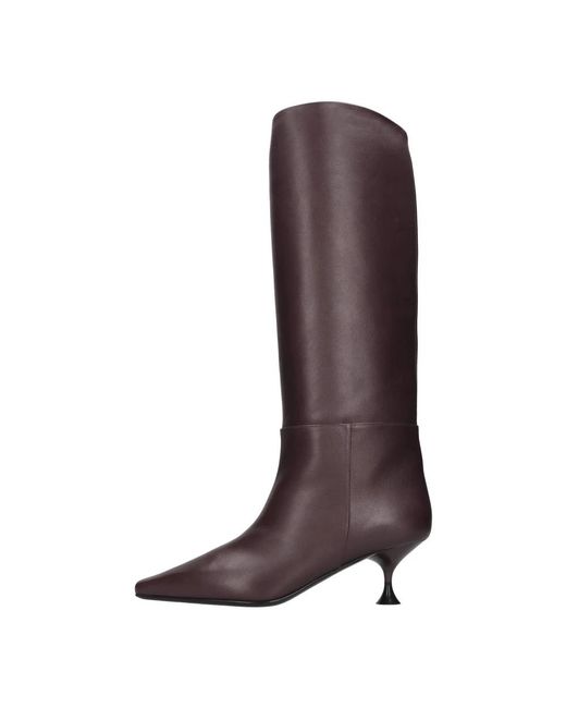 3Juin Brown Heeled Boots