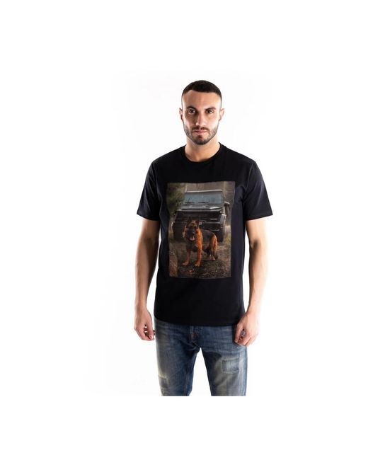 Bastille Tops ,Zwart ,T-Shirts in het Black voor heren
