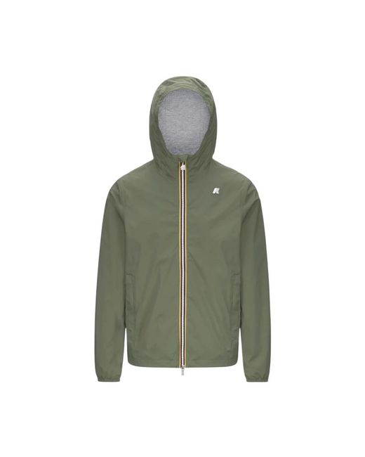 K-Way Green Rain Jackets for men