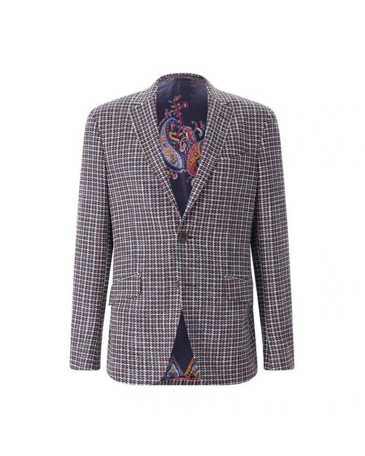 Etro Kostuums ,Veelkleurig ,Formal Blazers in het Blue voor heren