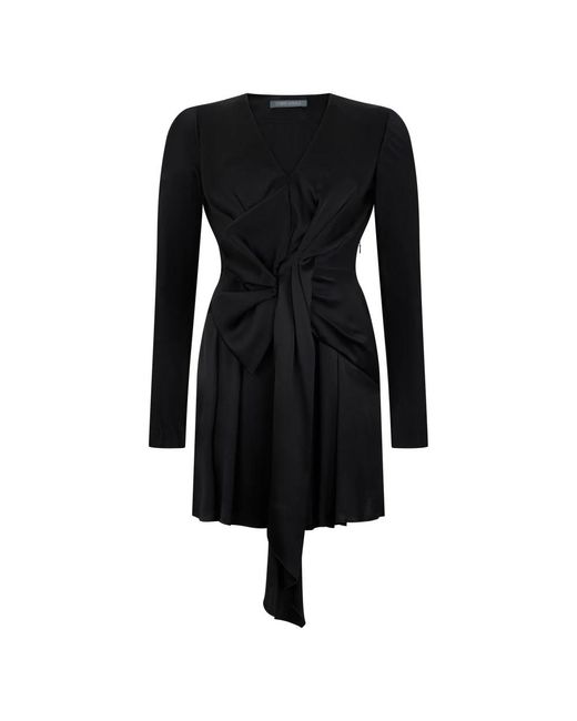 Alberta Ferretti Black Short Dresses
