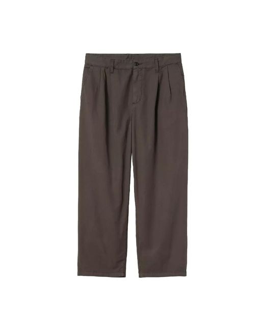 Carhartt Brown Straight Trousers for men