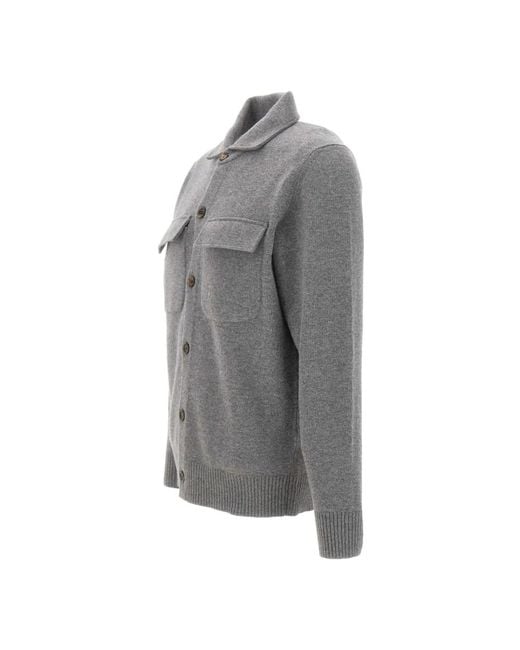 Eleventy Gray Cardigans for men