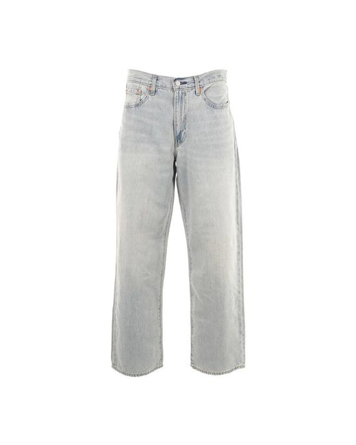 Levi's Gray Straight Jeans for men