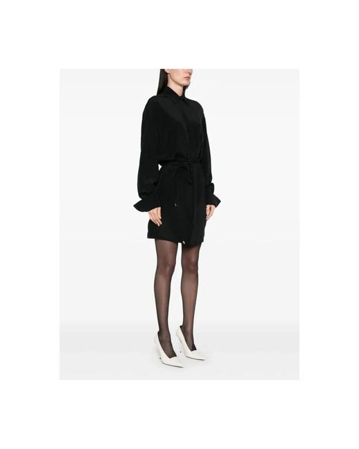 Sportmax Black Eolie Schwarzes Midi-Kleid