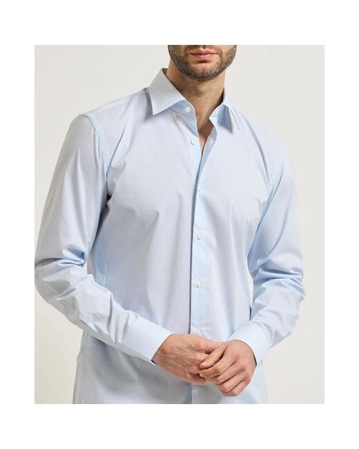 Boss Blue Formal Shirts for men