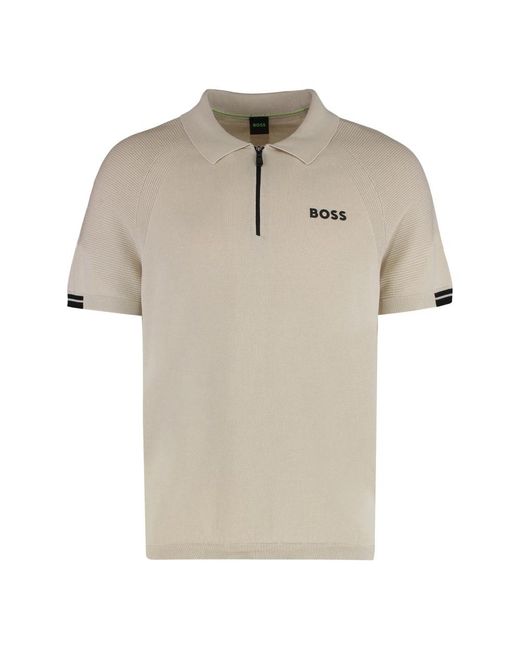 HUGO K Perform Max Polo in Natural für Herren