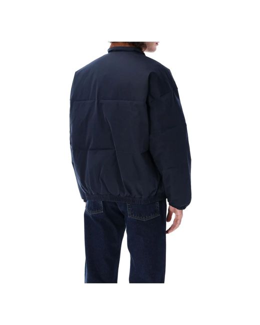 Obey Jassen ,Blauw ,Donkerblauwe Whispers Pufferjas in het Blue voor heren