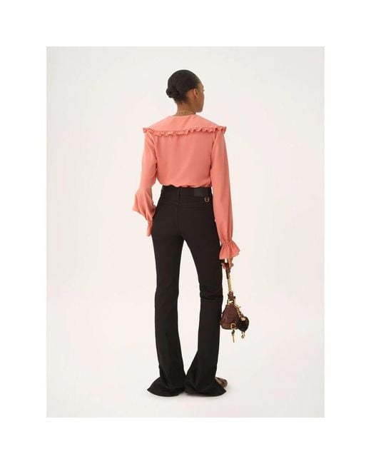 Chloé Overhemden ,Oranje ,Shirt H25 in het Pink