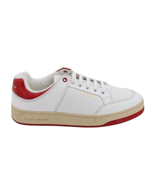 Saint Laurent White Sneakers for men