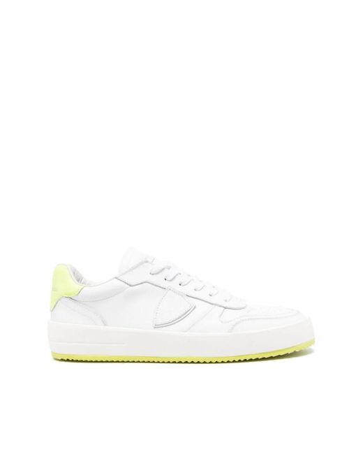 Philippe Model Nice Sneaker in het White voor heren