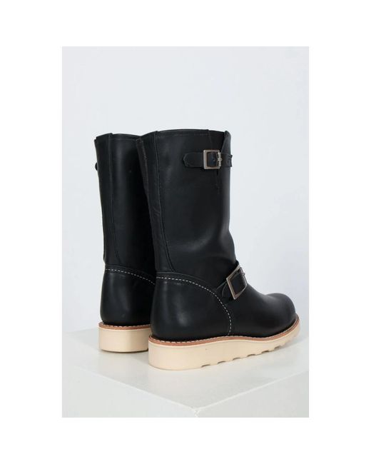 Red Wing Black 3470 Clic Engineer -Stiefel