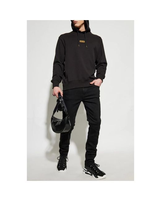 Versace Jeans Couture Black Hoodies for men