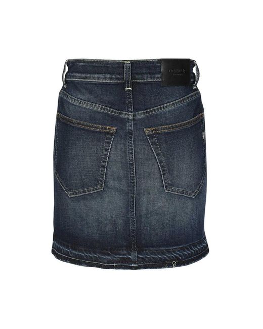 Dondup Blue Denim Skirts