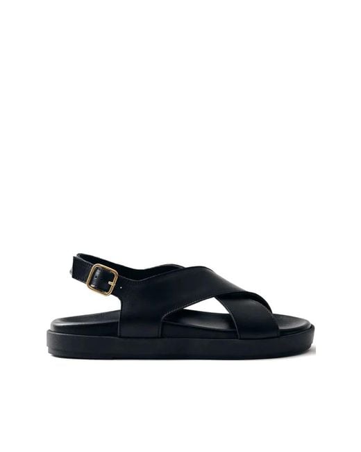 Alohas Blue Flat Sandals