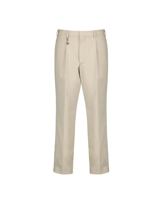 Prada Natural Suit Trousers for men