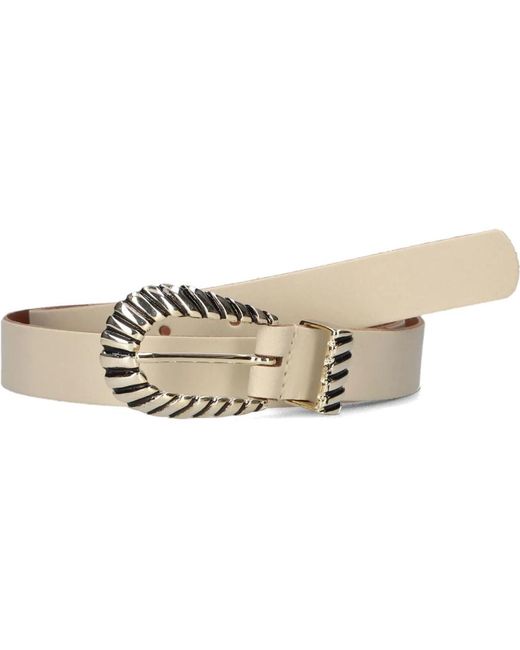 Notre-v Accessoires ,Leer Riem in het Natural