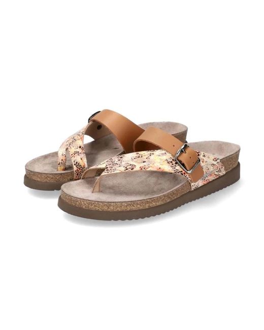 Flip Flops Mephisto en coloris Brown