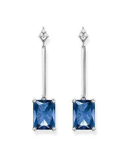 Thomas Sabo Blue Earrings