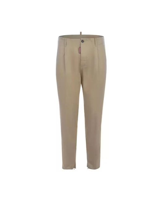 DSquared² Natural Slim-Fit Trousers for men