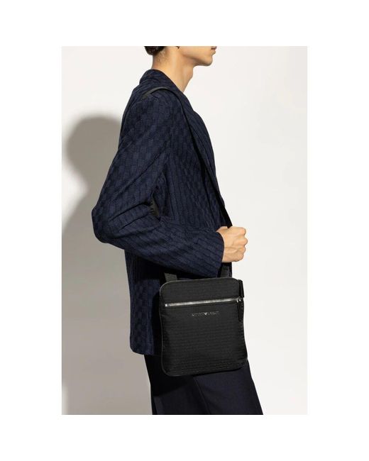 Messenger Bags di Emporio Armani in Black da Uomo