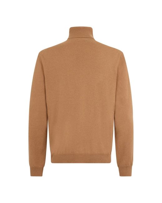 Malo Brown Cashmere Knitwear for men