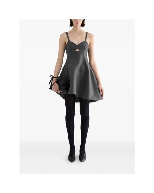 Jil Sander Black Short Dresses