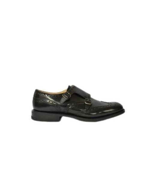 Church's Black Laced Shoes for men