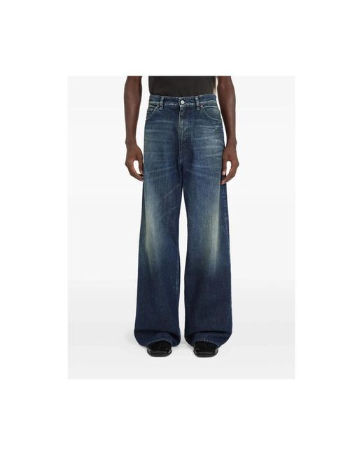 MM6 by Maison Margiela Blue Loose-Fit Jeans for men