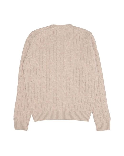 Mc2 Saint Barth Natural Round-Neck Knitwear for men