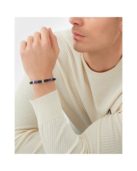 Bracelets di Philipp Plein in Blue da Uomo